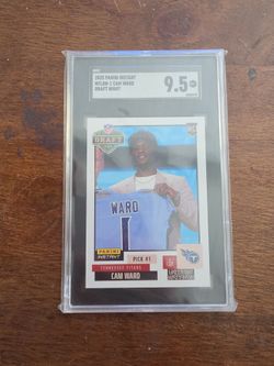 2025 Panini Instant Cam Ward Draft Night RC SGC 9.5