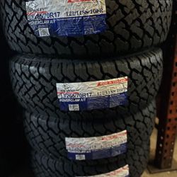 LT265/70R17 ATLANDER AT A SET OF FOUR NEW TIRES 
