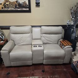 Legett & Platt Leather Sofa and Loveseat. Both recliners.