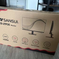 Computer Monitor And HDMI Cable