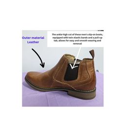 Chelsea Boots 100% upper leather Rubber Soil