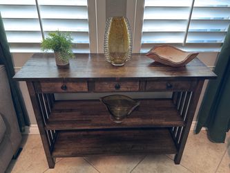 Console Table-mission/craftsman style