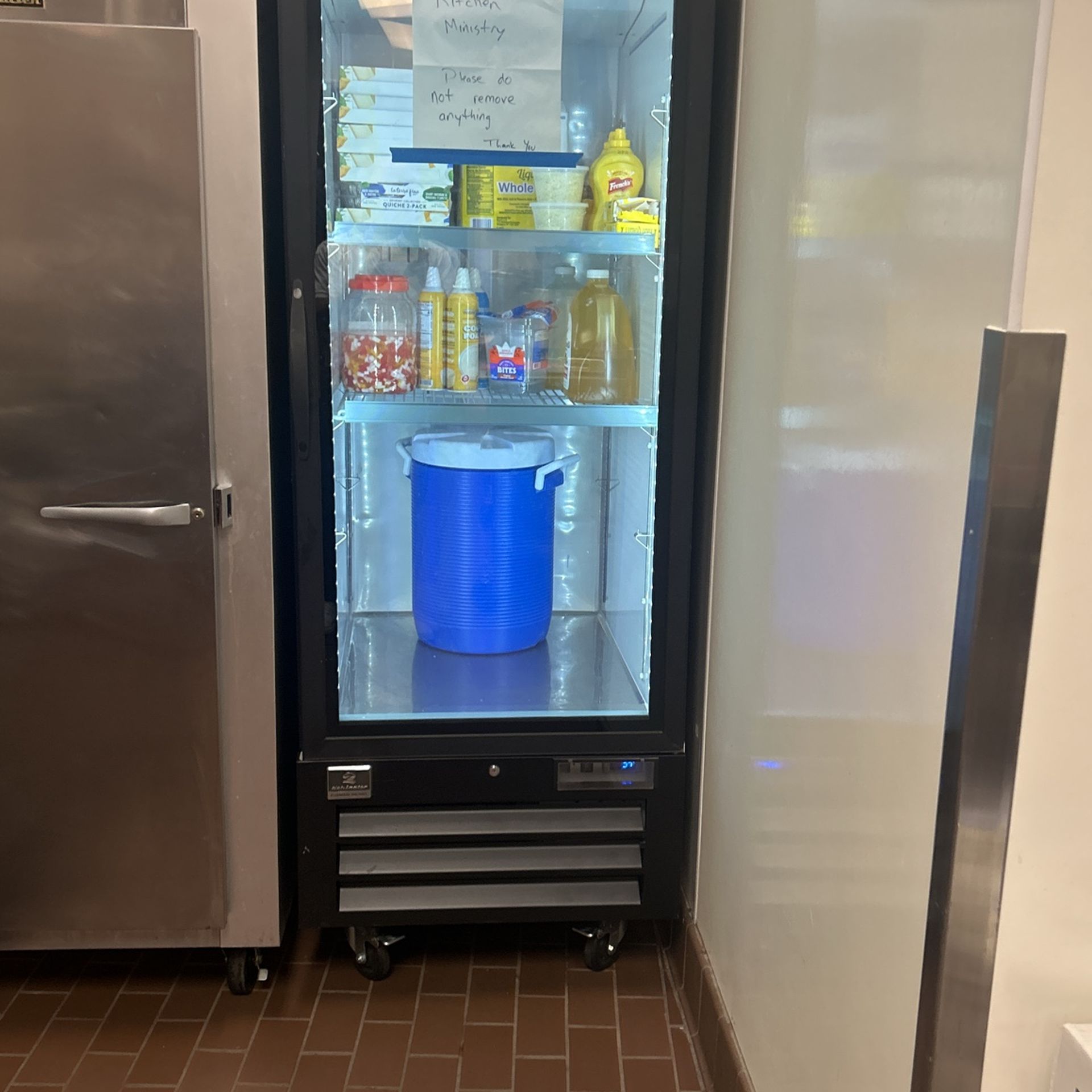 Glass Door Refrigerator 