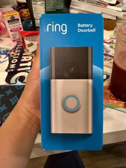 Ring Battery Doorbell, Home or business security with Head-to-Toe video, Live View with Two-Way Talk, and Motion Detection & Alerts, Satin Nickel