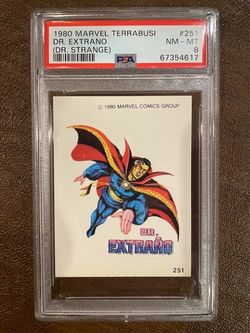 1980 Marvel Terrabusi Spain Dr. Strange PSA 8 #251 DR. Extrano, Highest Graded