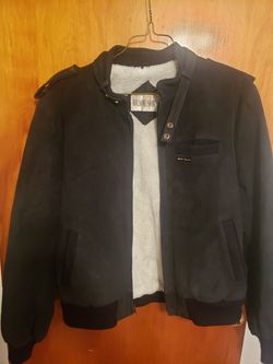 Black storm suede jacket