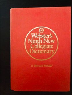 Webster’s Ninth New Collegiate Dictionary 1991 HC English BookGnu *Excellent*