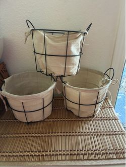 Metal baskets