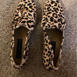 New Steve Madden Hollie Loafer Size 6.5 Leopard Print