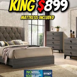 King Size Complete Bedroom Set 