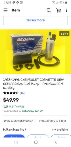 Brand new fuel pump.