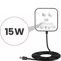 Amazon 15W Smart Speaker Power Supply: Echo Pop, Dot 3-5th Gen, Kids Ed, TV Cube