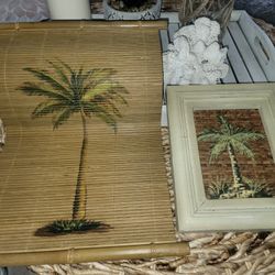 Set Of 2 Bamboo Wall Hangings