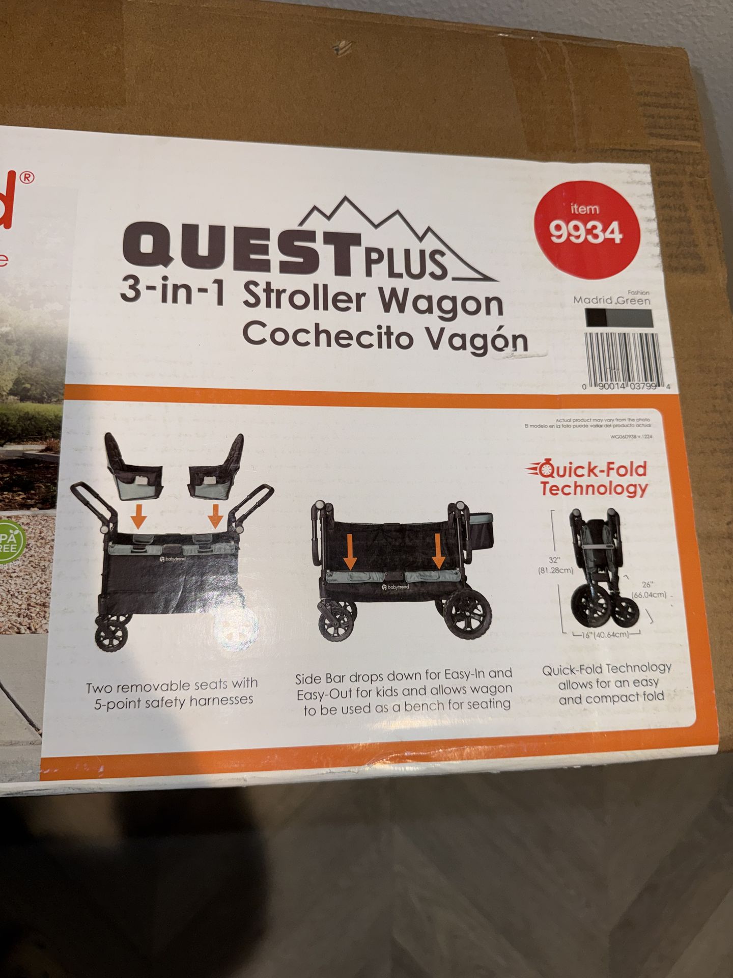 Wagon baby 3-1
