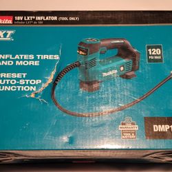 Makita DMP180ZX 18V LXT Air Inflator Tool Only Brand New Sealed Package