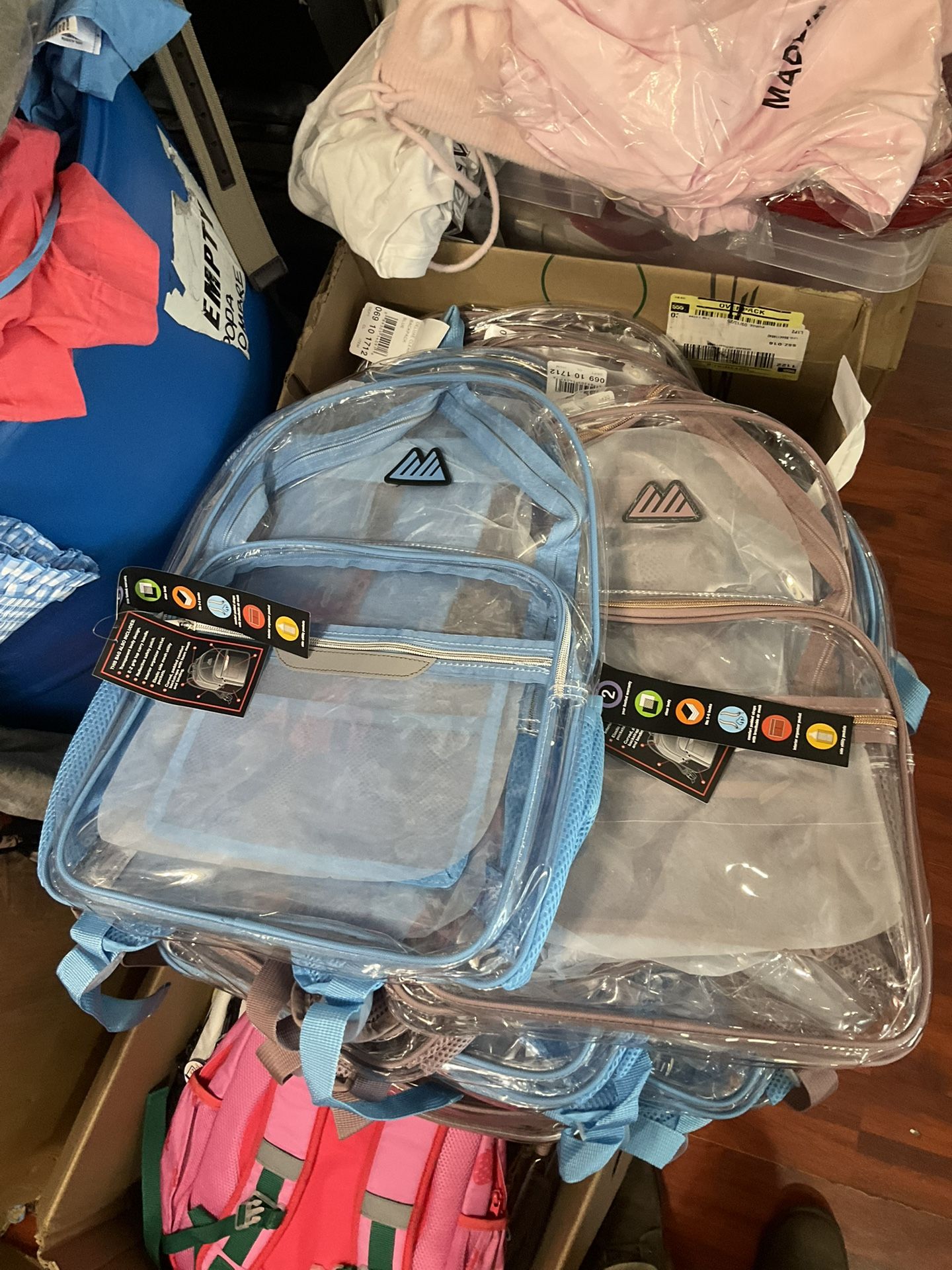 Back Pack Several.clear /. Mochilas Transparentes
