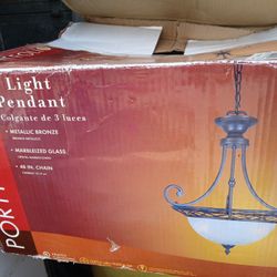 LIGHT  PENDANT.colgante De 3 Luces