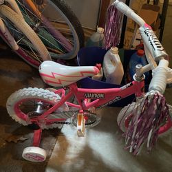 12 Inch Girls Bike with training wheels 