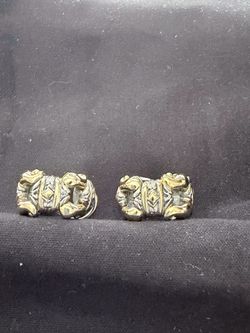 Sterling silver Ring and Earrings with Gold Vermeil