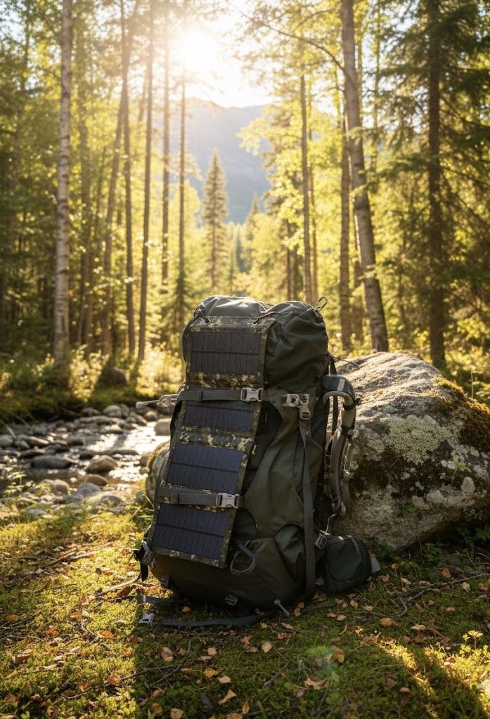 80W Portable Solar Panel (New - Open Box)