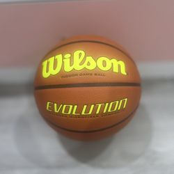 WILSON BASKETBALL (NEON YELLOW) 