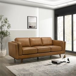 Freiro 90.4'' Genuine Leather Sofa