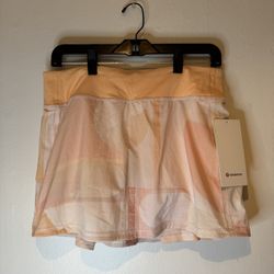 Lululemon Pace Rival MR Skirt Long 3.5” Liner Size 8 New