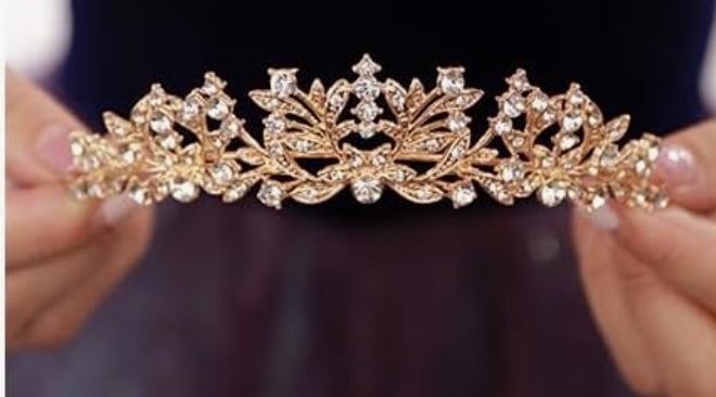 Women Gold Tiara