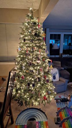 7.5' Balsalm Hill Frasier Fir Artificial Christmas Tree with Lights