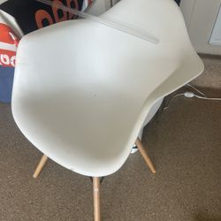 White Desk Chair 