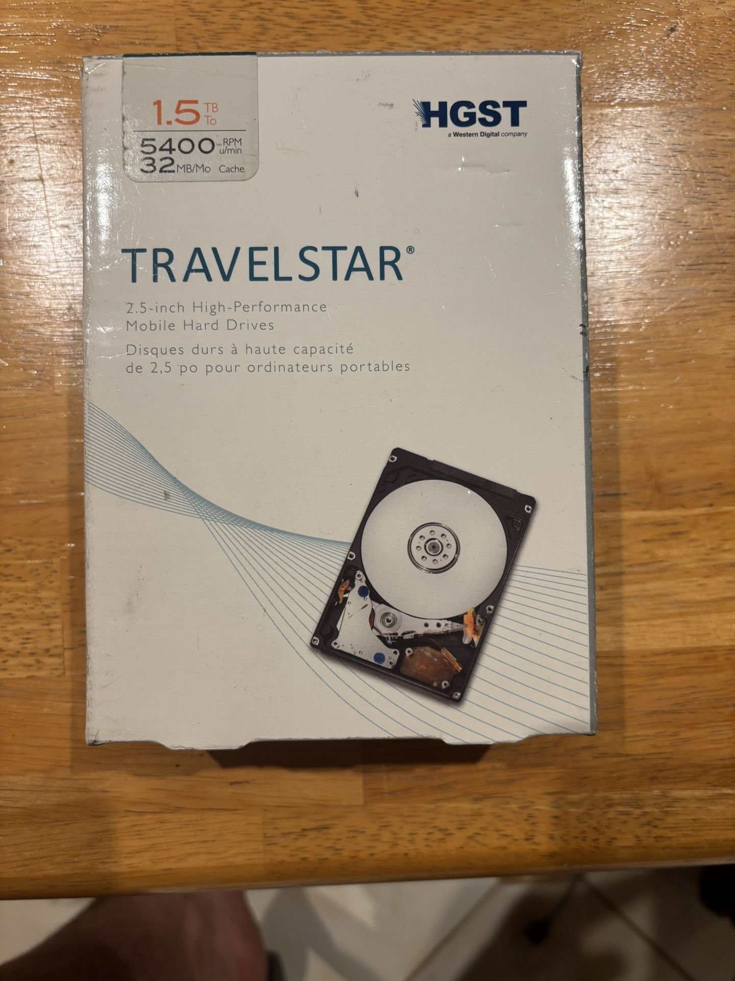 HGST Travelstar 2.5-Inch 1.5TB 5400RPM 32MB Cache Internal Hard Drive