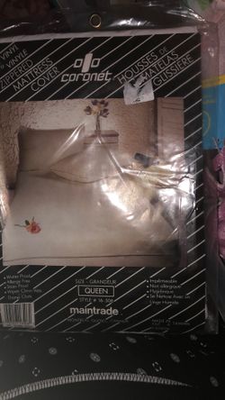 Queen size mattress, cover