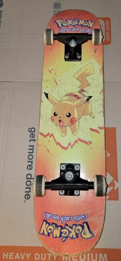 ポケモン ピカチュウ スケートボード　1998年製 Vintage Pokémon Pikachu 1998 Skateboard for Sale in San Diego, CA