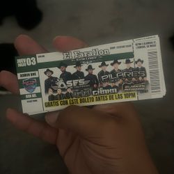 Tickets Para El Farallon Event Center ( 80$ Por Todo Los Tickets !!)