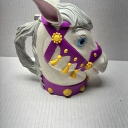 Vintage Ringling Bros Circus Greatest Show On Earth White Horse Cup with Lid!