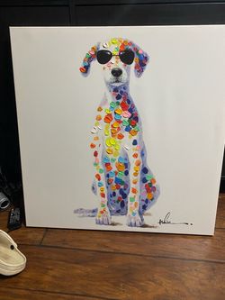 Dog Canvas Wall Art - See My Other Items ๐