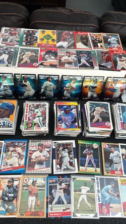 Hundreds of Baseball Cards