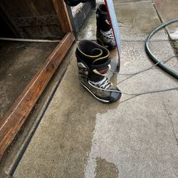 Snowboard With Boots