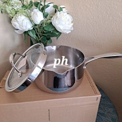 OLLA DE 3 QT DE ACERO INOXIDABLE TRI PLY CON TAPA COLADORA PRINCESS HOUSE 🌷 🌻 