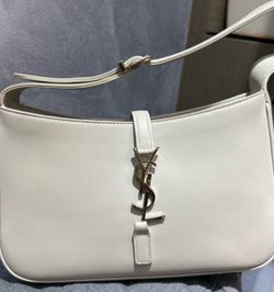 YSL underarm shoulder bag silver