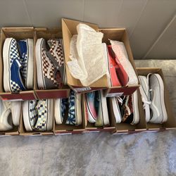 Selling In Box New Vans Shoes $40 Per Pair