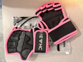 Workout gloves smartwatch compatible opening wrist support