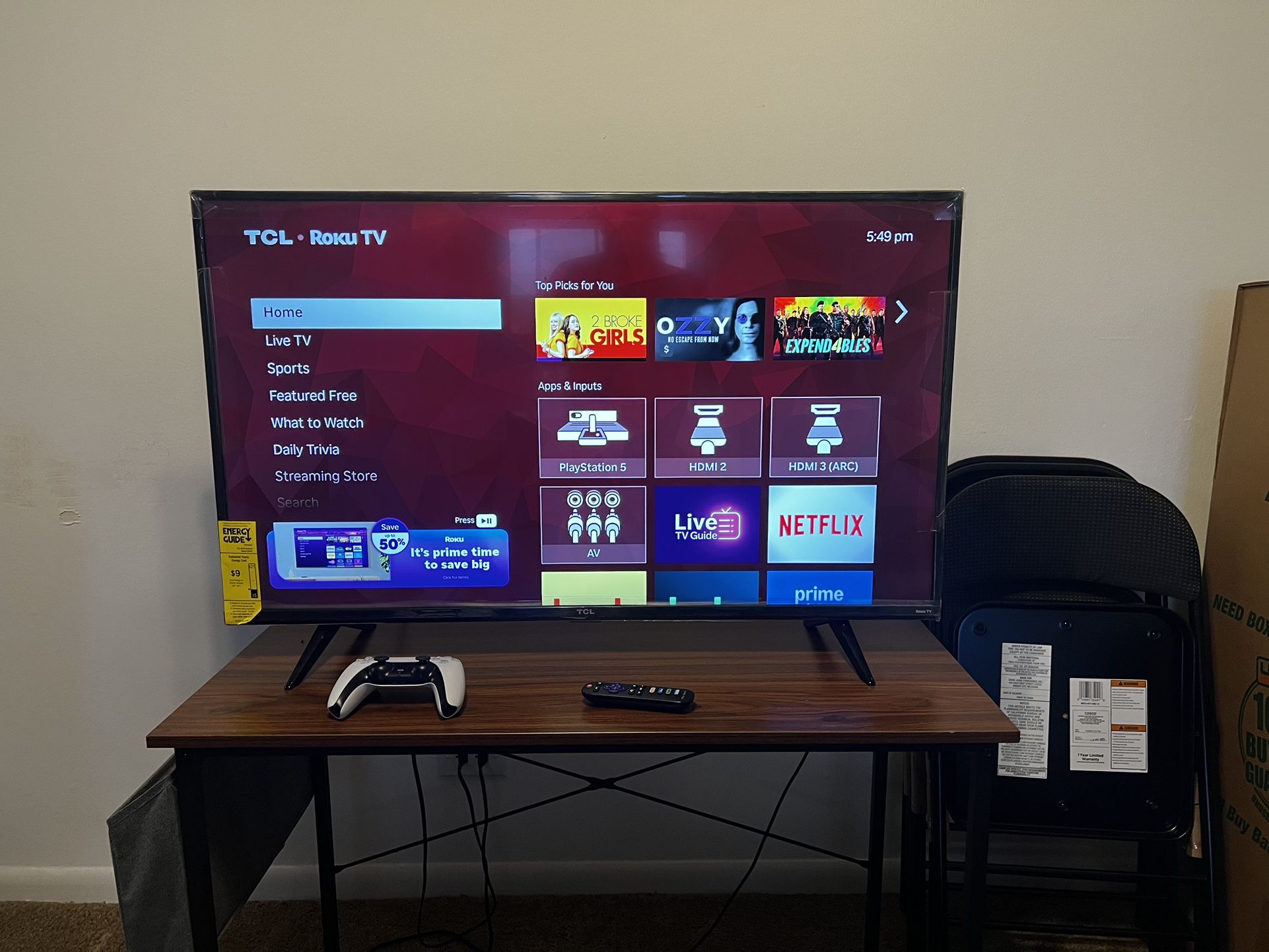 43’ Roku Smart TV