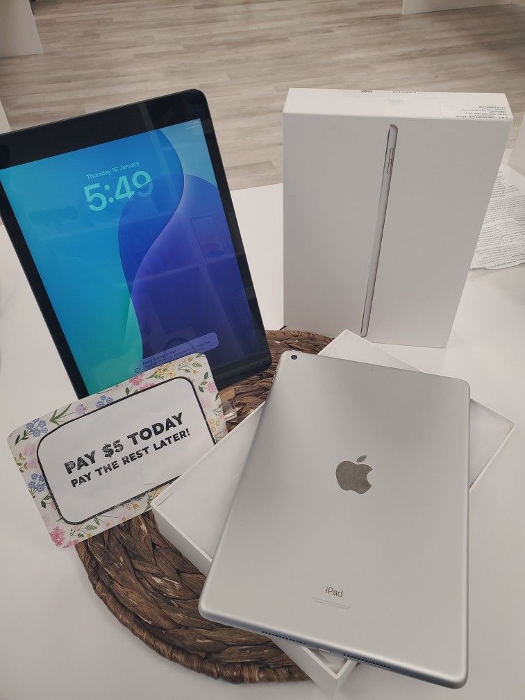 Apple iPad 9th Gen Tablet - Pay $1 DOWN AVAILABLE - NO CREDIT NEEDED