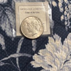 1923 Peace Dollar AU To Uncirculated American Mint