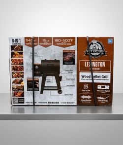 Pit Boss Pellet Smoker, Lexington 500 Square inch Wood Fired Pellet Grill, Onyx Series