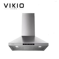 VIKIO 30 inch Convertible 980-CFM Stainless steel Wall-Mounted Range Hood with Charcoal Filter