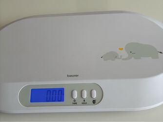 Báscula digital para bebé y mascotas con bluetooth
