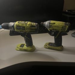 Ryobi Drill and Driver Set -$40 For Both Or Trades