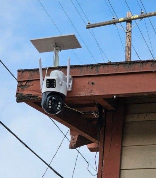 2 Way Solar Powered Security Camera